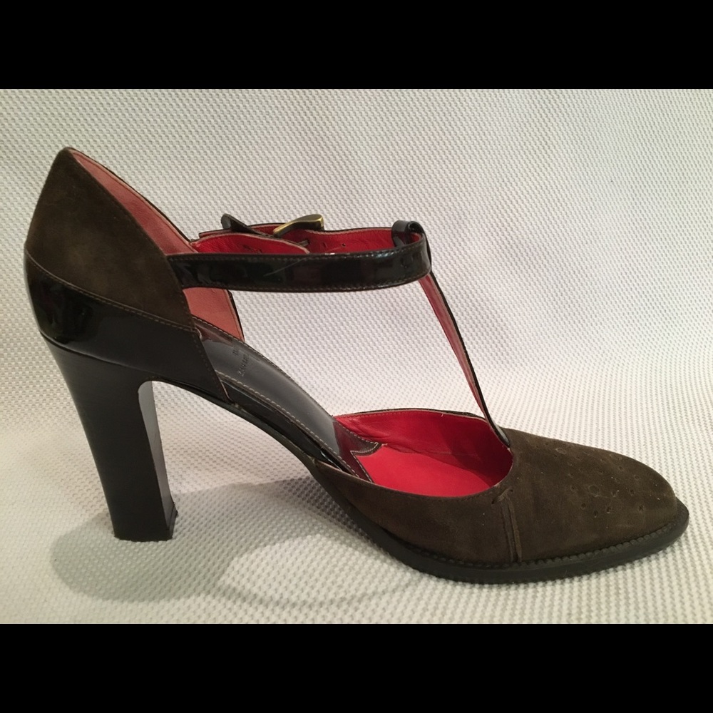 Banfi Zambrelli shoes- brown suede- barely worn!